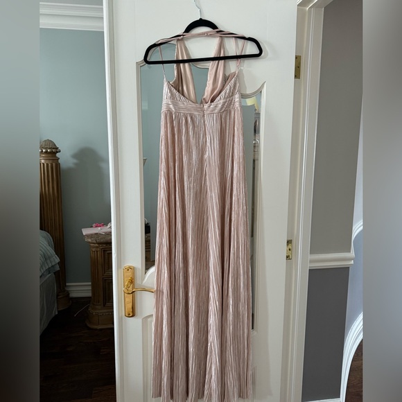 Luxxel Blush Backless Maxi Dress - Picture 3 of 5
